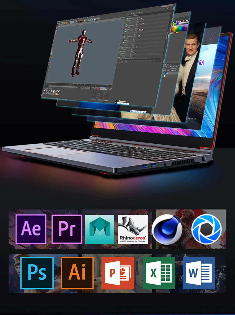 16.1" Gaming Laptop – RTX 4050, Intel Core i9, Up to 64GB RAM, 4TB SSD