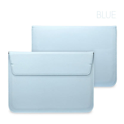 PU Leather Laptop Sleeve Case – 11" to 16.2" | MacBook Air Pro, Notebook Bag | Multiple Colors