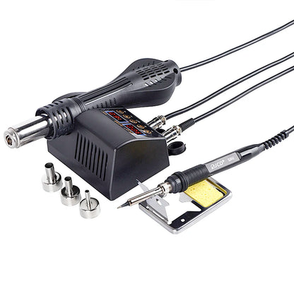 2-in-1 750W Soldering & Rework Station – LCD Digital Display