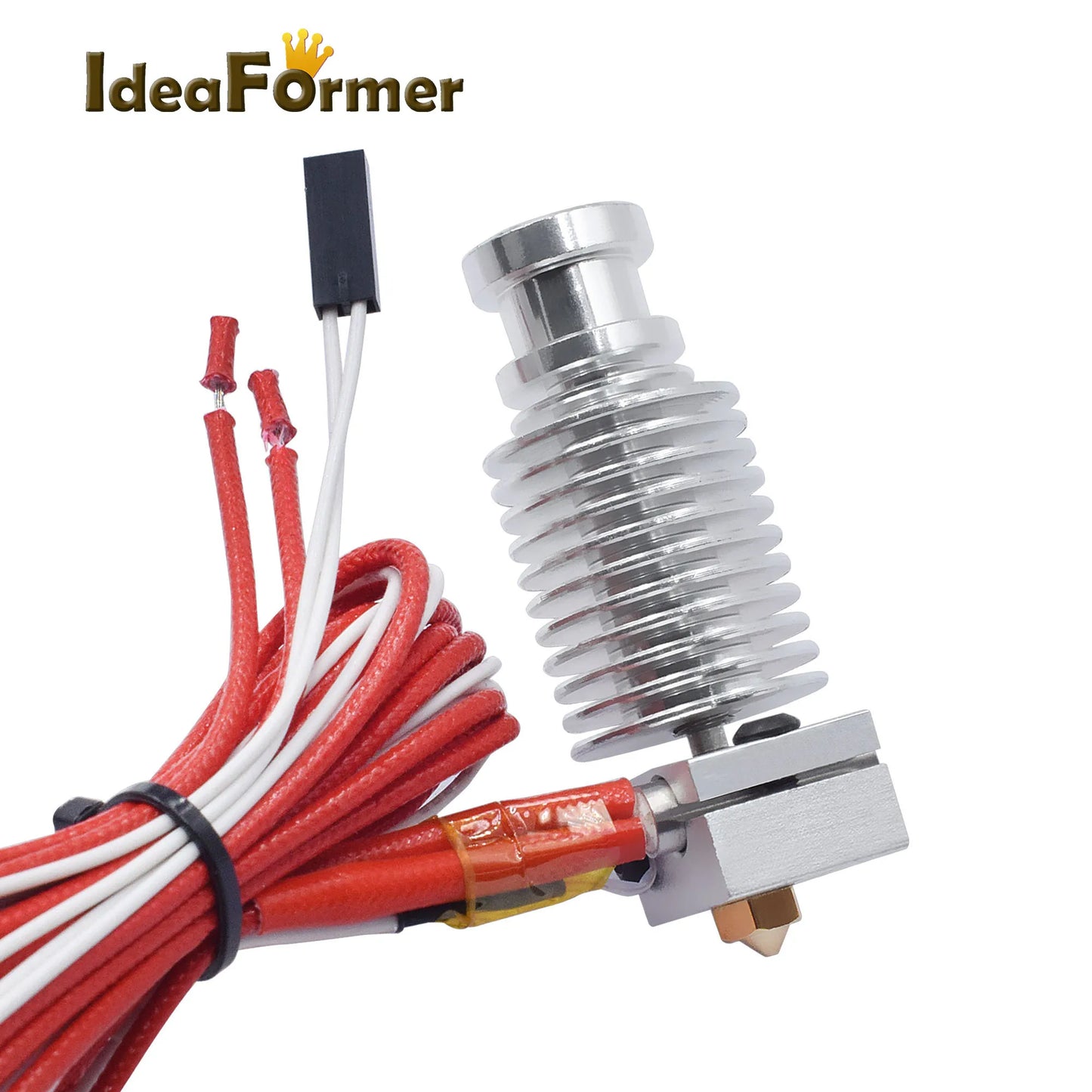 3D Printer Cartridge Heater – 12V/24V 40W, 6x20mm, 1m Cable – MK/Mendel/Reprap Extruder