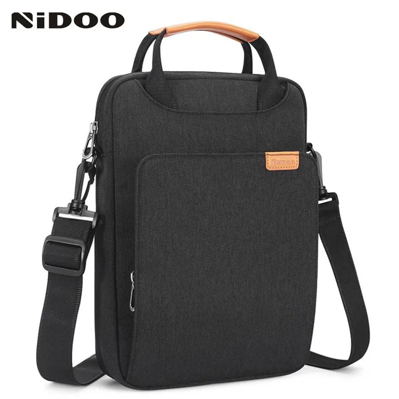 NIDOO Laptop Bag Sleeve – MacBook Air/Pro 13 M1, iPad Pro 12.9, Waterproof Shoulder Briefcase