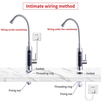 ATWFS Instant Electric Water Heater Faucet 220V – Tankless Kitchen & Bathroom Tap