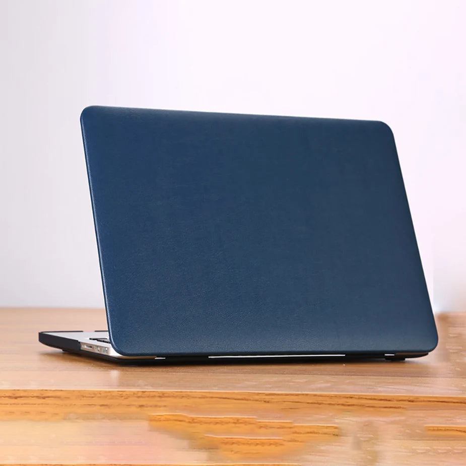 MacBook PU+PC Hard Case – Air 13" 15" Pro 14" 16" M1 M2 M3 M4 M5 All Models