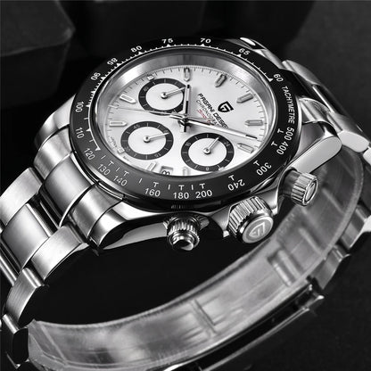 PAGANI DESIGN PD1644 Men's Quartz Chronograph Watch – Sapphire Crystal, 100M Water Resistant
