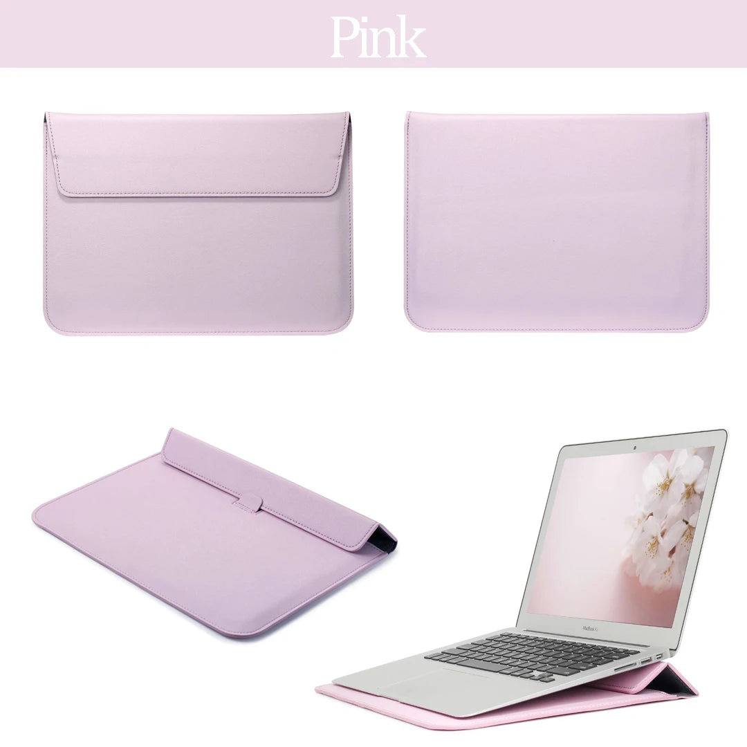 EGYAL Laptop Sleeve Bag – MacBook Air 13/15, Pro 14/16, M1–M5, Patent Leather, 8 Colors