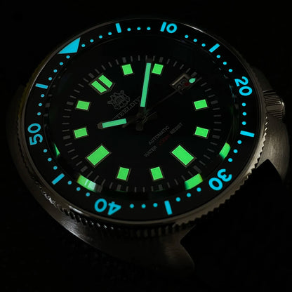 Steeldive SD1970 Automatic Dive Watch – NH35, Sapphire Glass, AR Coating, 200M Waterproof, 6105 Turtle