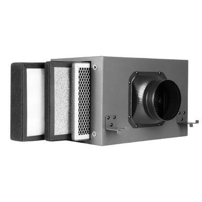 3-Layer Purification Filter Box with HEPA & Carbon Filter – 4"/6"/8"