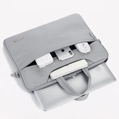 Laptop Shoulder Bag & Sleeve 12–15.6" — Briefcase for MacBook Air/Pro, Lenovo, Dell, Huawei