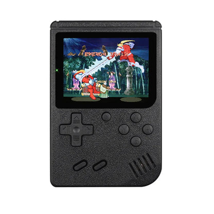 Retro 400-in-1 handheld gaming console with 3-inch color LCD screen, portable 8-bit game player by R.E.D. Shopping.