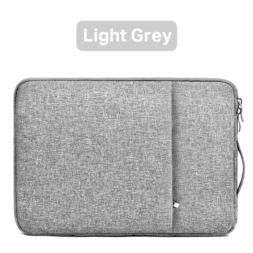 Waterproof Canvas Laptop Sleeve – 11"-15.6", MacBook/Xiaomi/HP, 8 Colors