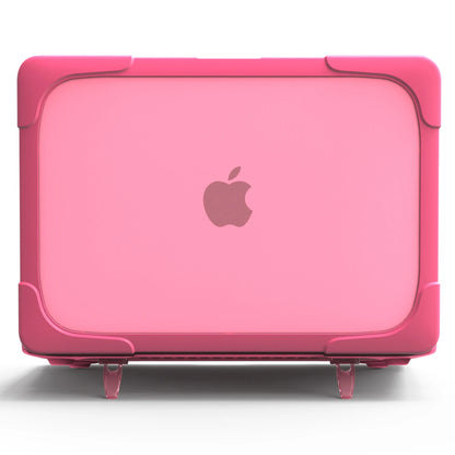 MacBook Hard Shell Case 2025 — MacBook Pro 13/14/16 & Air 11/13/15, M1 to M5, Stand Cover
