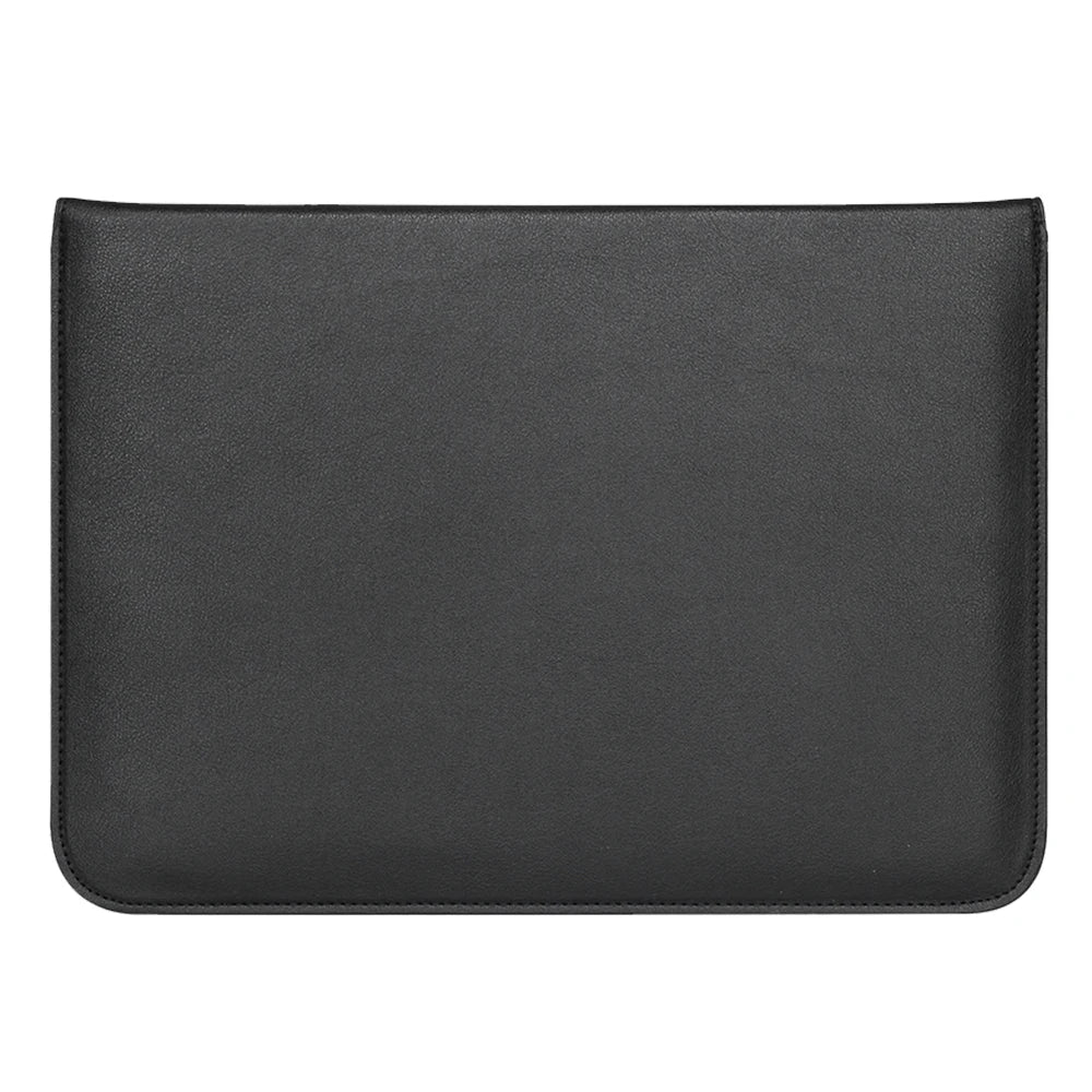 PU Leather Laptop Sleeve Case – 11" to 16.2" | MacBook Air Pro, Notebook Bag | Multiple Colors
