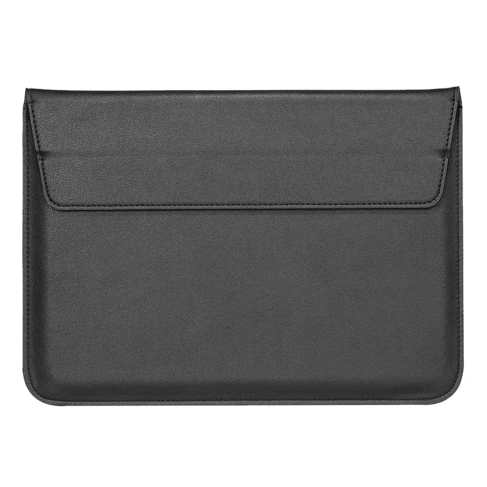 PU Leather Laptop Sleeve Case – 11" to 16.2" | MacBook Air Pro, Notebook Bag | Multiple Colors