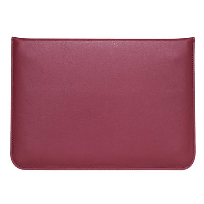 PU Leather Laptop Sleeve Case – 11" to 16.2" | MacBook Air Pro, Notebook Bag | Multiple Colors