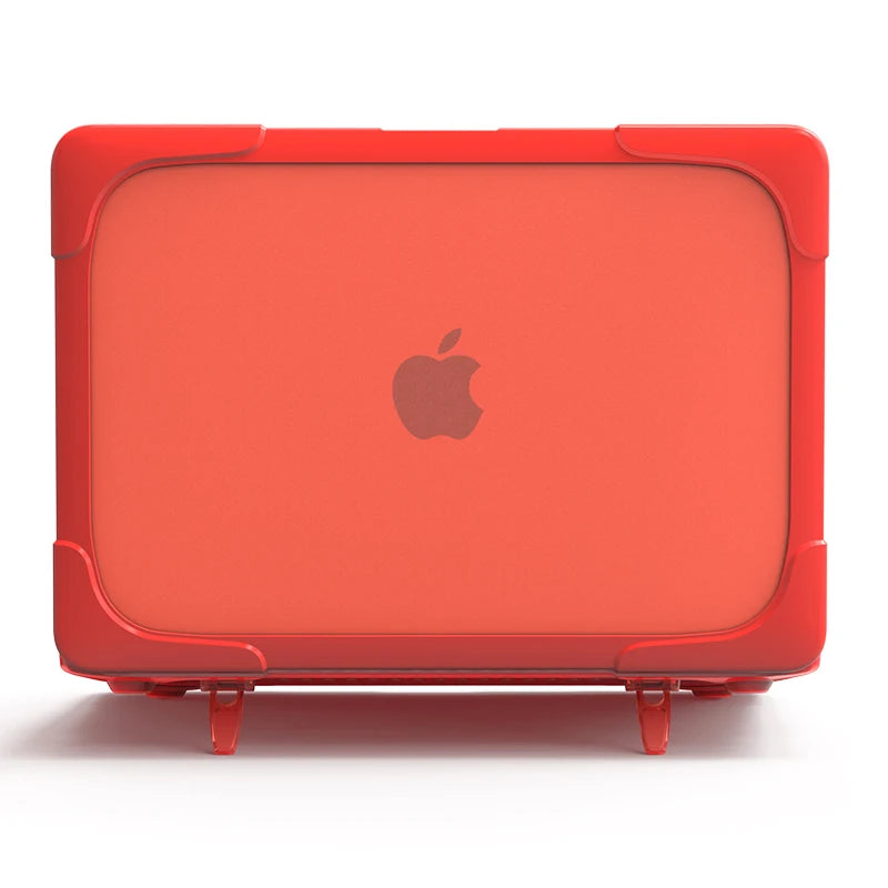 MacBook Hard Shell Case 2025 — MacBook Pro 13/14/16 & Air 11/13/15, M1 to M5, Stand Cover
