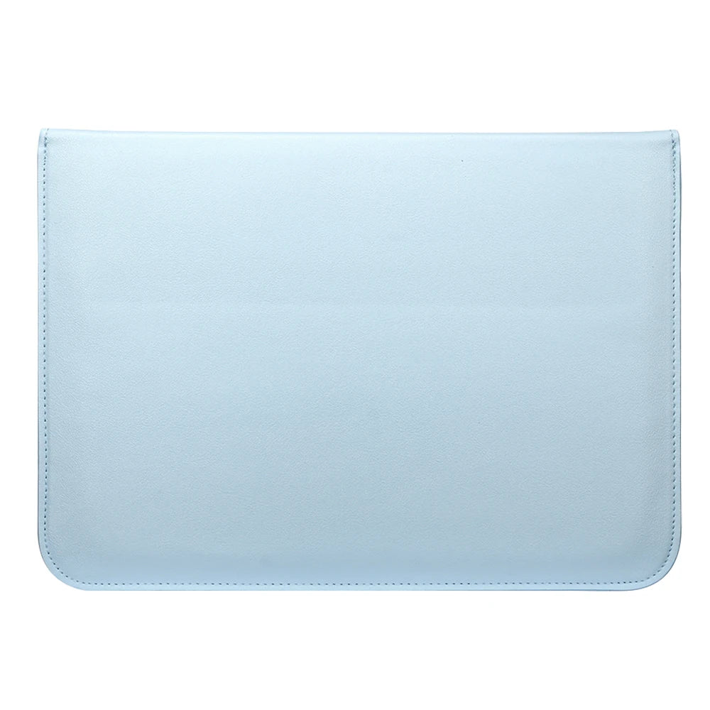 PU Leather Laptop Sleeve Case – 11" to 16.2" | MacBook Air Pro, Notebook Bag | Multiple Colors