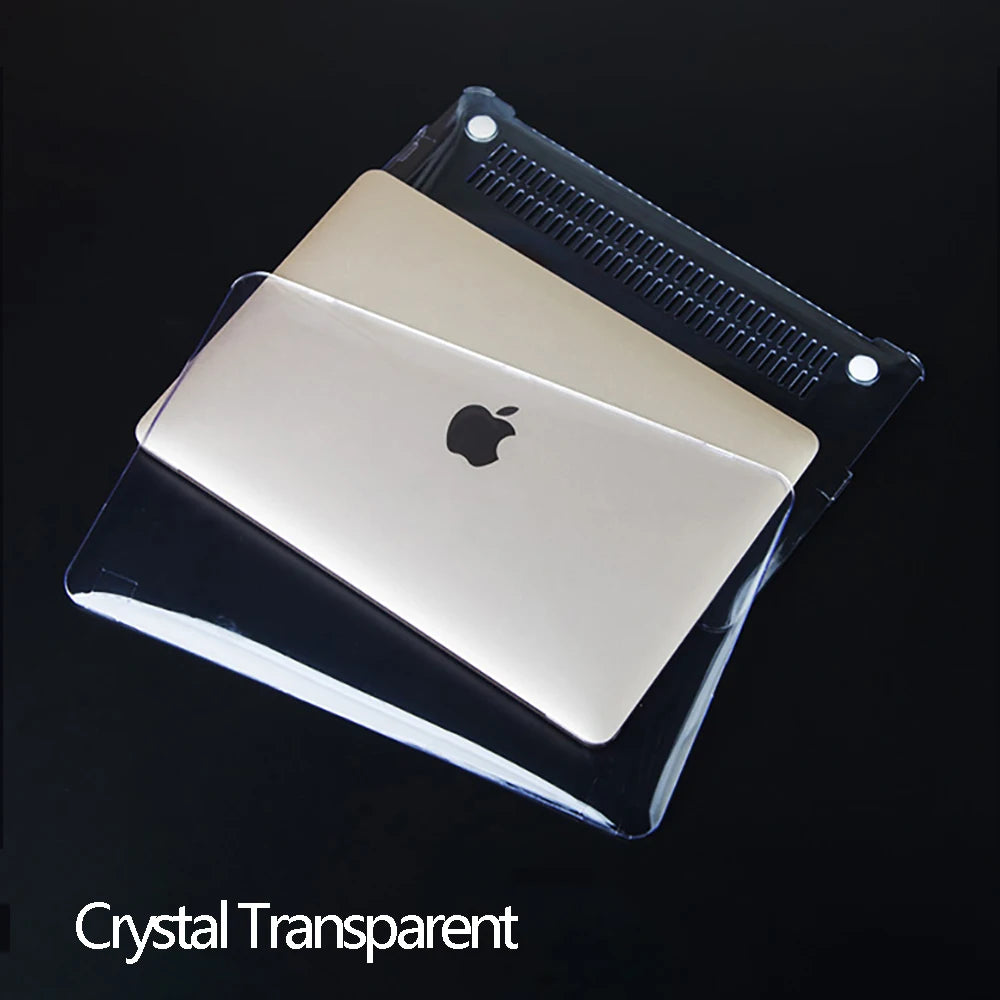 MacBook Hard Shell Case 2025 — MacBook Pro 13/14/16 & Air 11/13/15, M1 to M5, Stand Cover