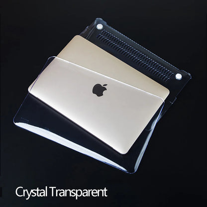 MacBook Hard Shell Case 2025 — MacBook Pro 13/14/16 & Air 11/13/15, M1 to M5, Stand Cover