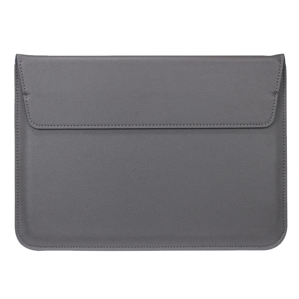 PU Leather Laptop Sleeve Case – 11" to 16.2" | MacBook Air Pro, Notebook Bag | Multiple Colors