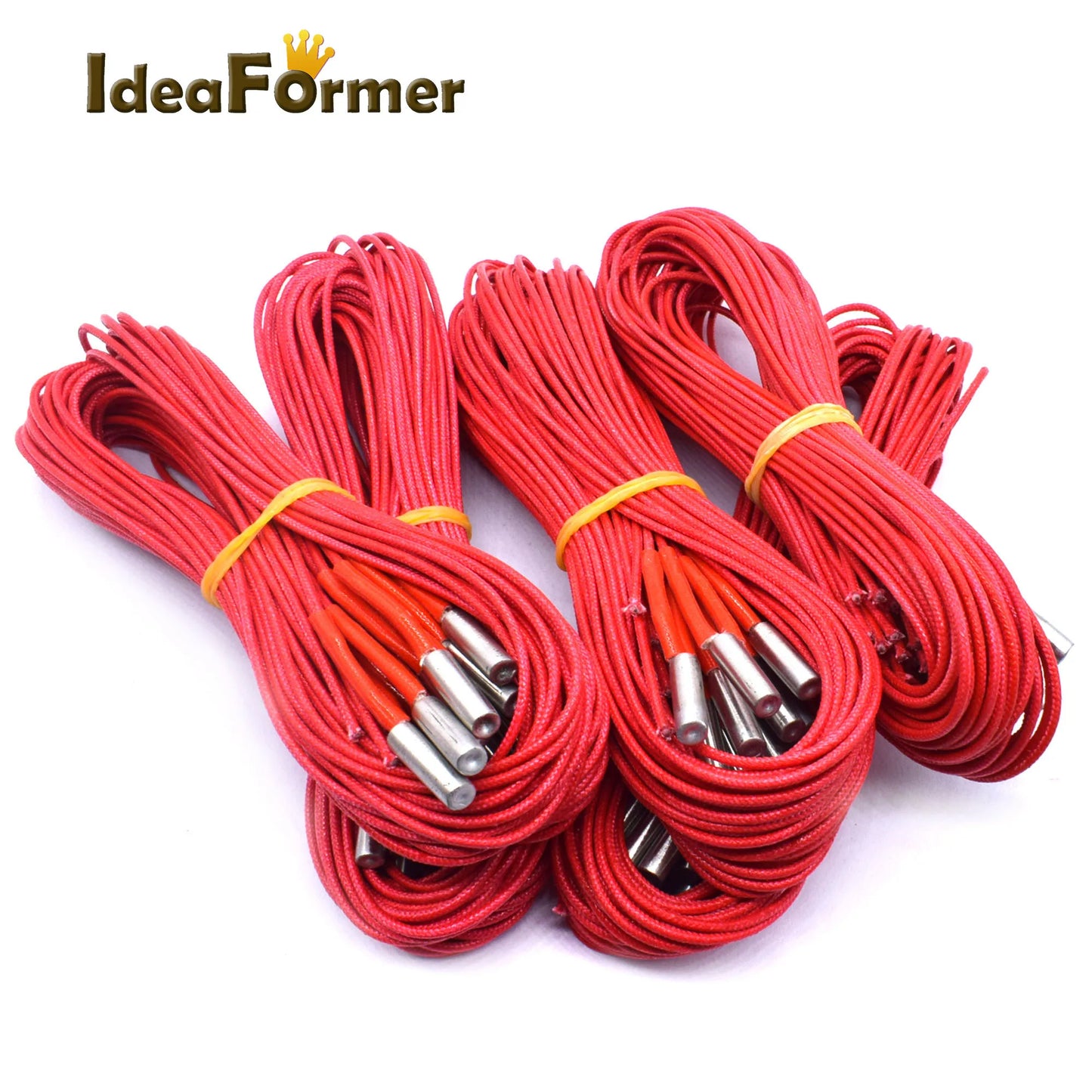 3D Printer Cartridge Heater – 12V/24V 40W, 6x20mm, 1m Cable – MK/Mendel/Reprap Extruder