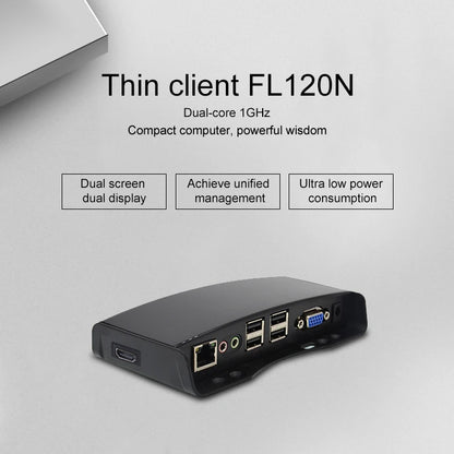 Linux ARM Thin Client Mini PC – FL120N, RDP 7.1 Remote Desktop, Mini Computer PC Station
