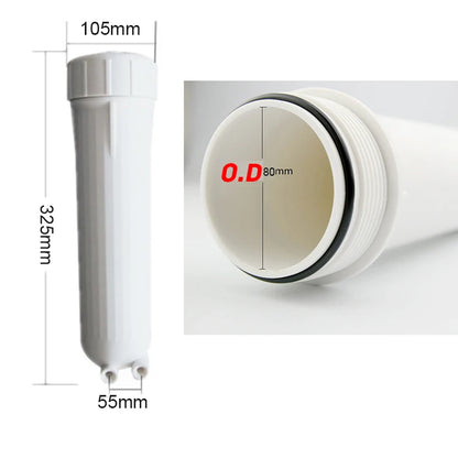 RO Membrane Housing for 3012-400/600 GPD Reverse Osmosis System | All Fittings Included