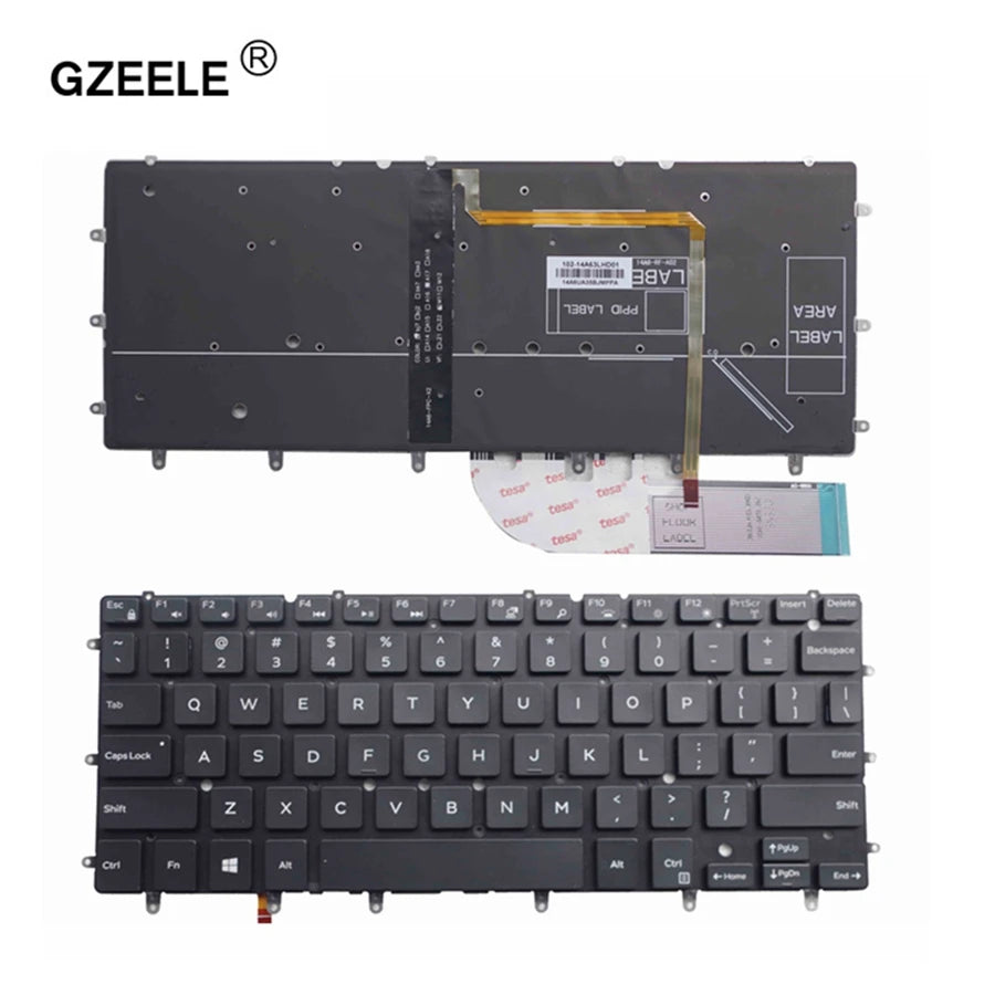 US Replacement Keyboard for Dell Inspiron XPS 13-7000 / 7347 / 7348 / 7352 / 7359 / XPS13 9343 9350 9360