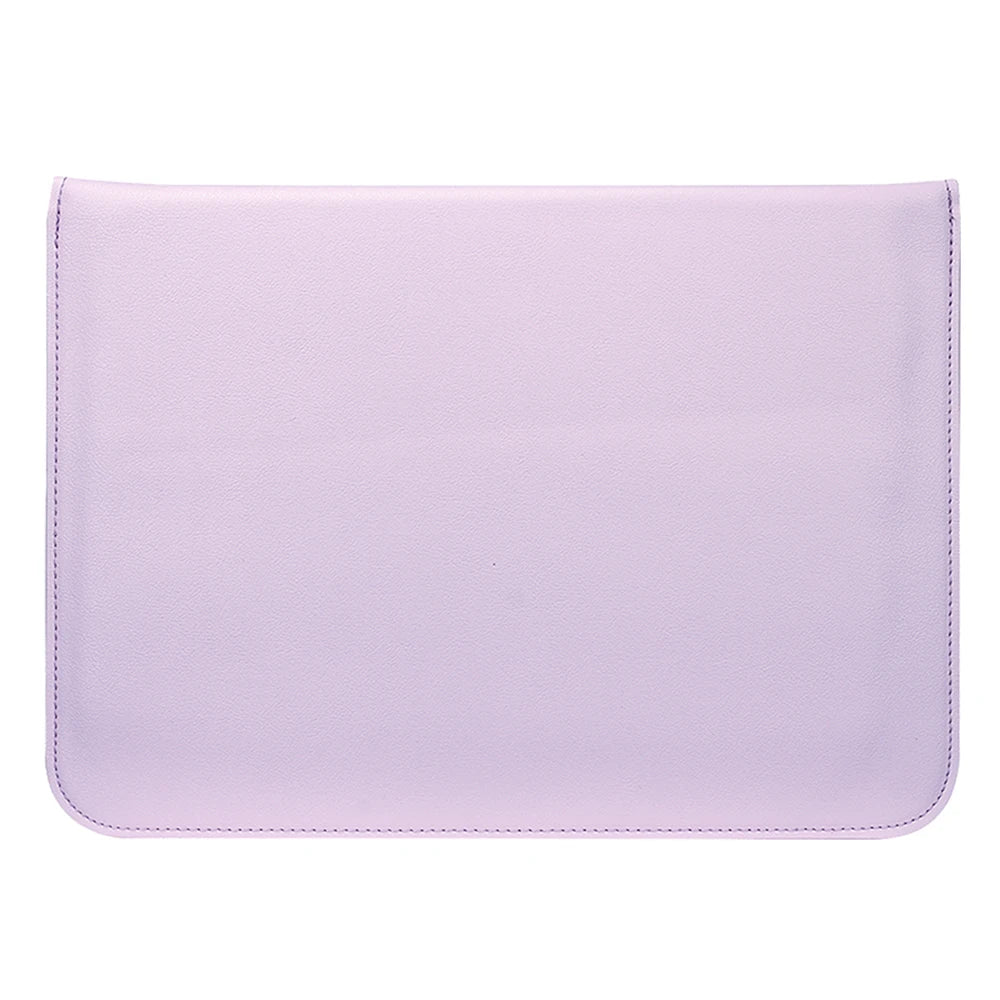 PU Leather Laptop Sleeve Case – 11" to 16.2" | MacBook Air Pro, Notebook Bag | Multiple Colors