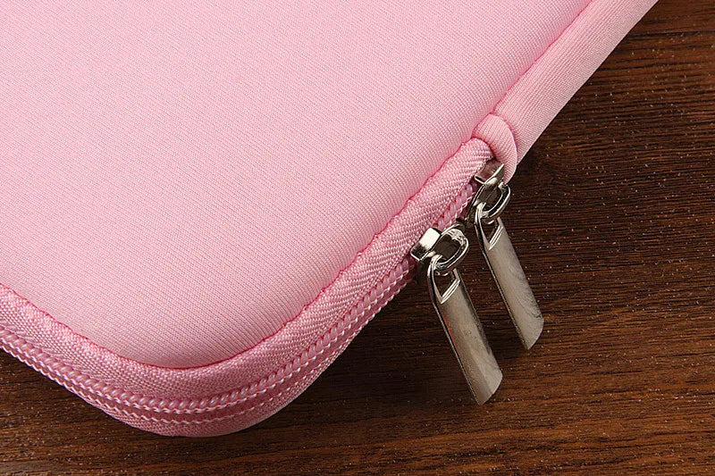 Neoprene Zipper Laptop Sleeve 12"–15.6" — For MacBook Pro/Air Retina, Unisex Carry Case