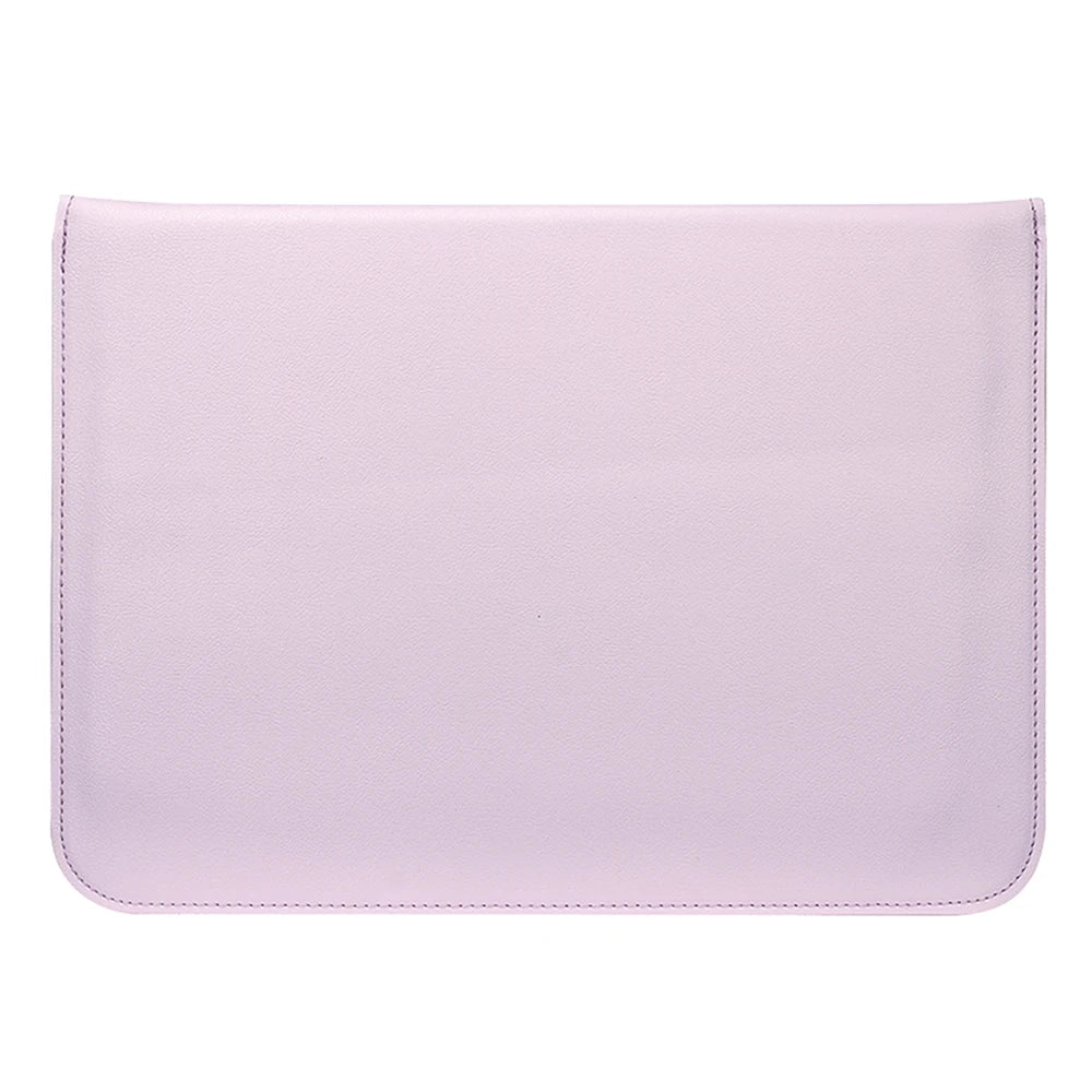 PU Leather Laptop Sleeve Case – 11" to 16.2" | MacBook Air Pro, Notebook Bag | Multiple Colors