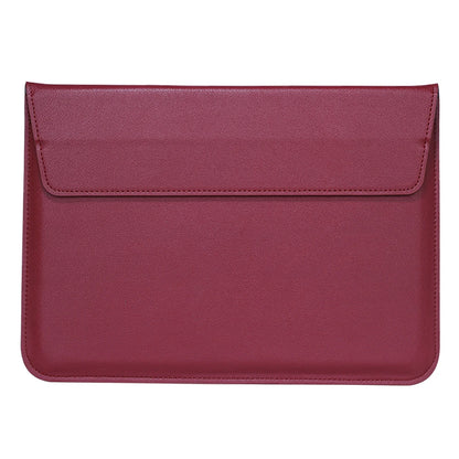 PU Leather Laptop Sleeve Case – 11" to 16.2" | MacBook Air Pro, Notebook Bag | Multiple Colors