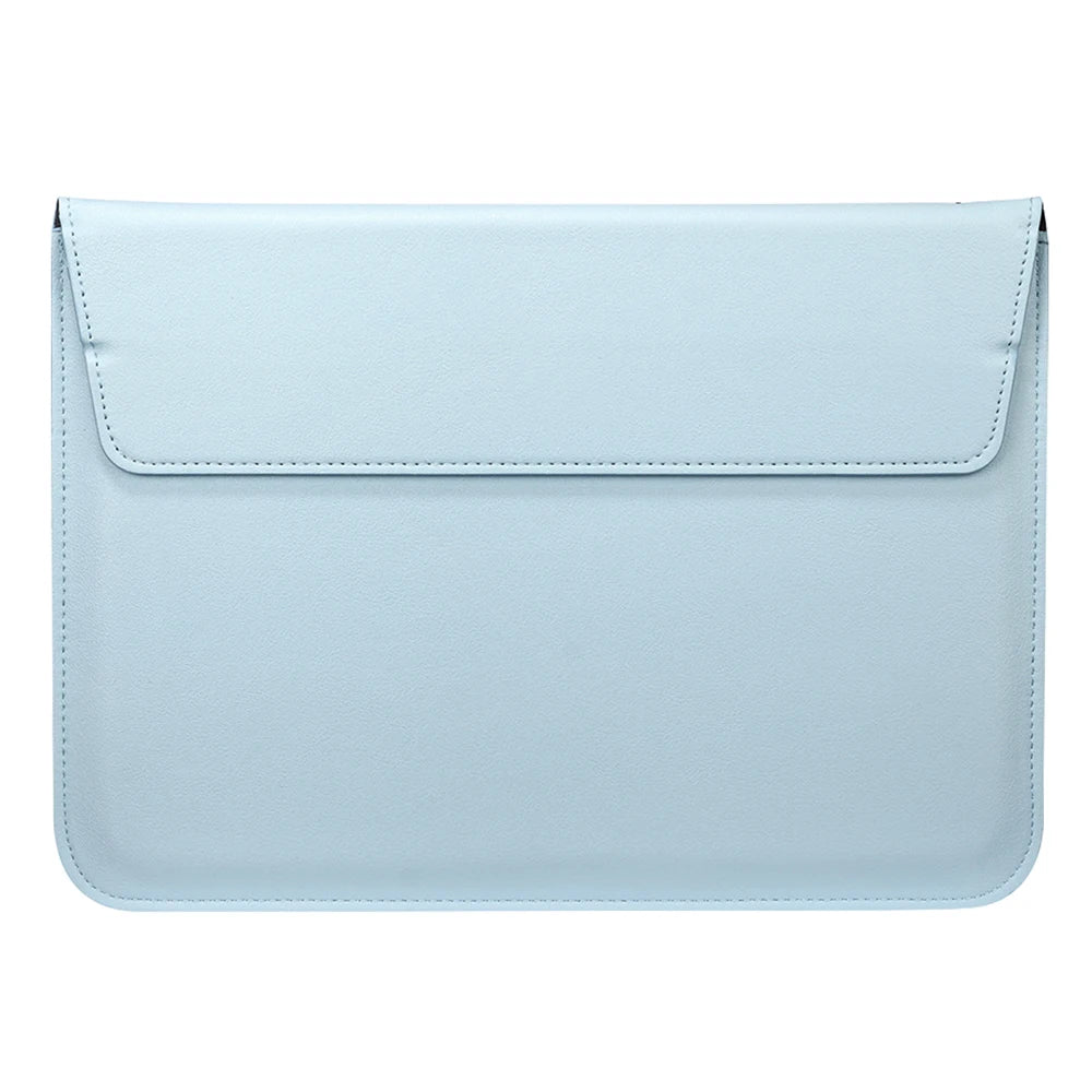 PU Leather Laptop Sleeve Case – 11" to 16.2" | MacBook Air Pro, Notebook Bag | Multiple Colors