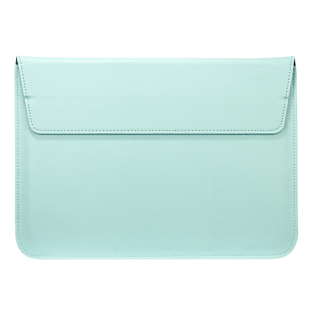 PU Leather Laptop Sleeve Case – 11" to 16.2" | MacBook Air Pro, Notebook Bag | Multiple Colors