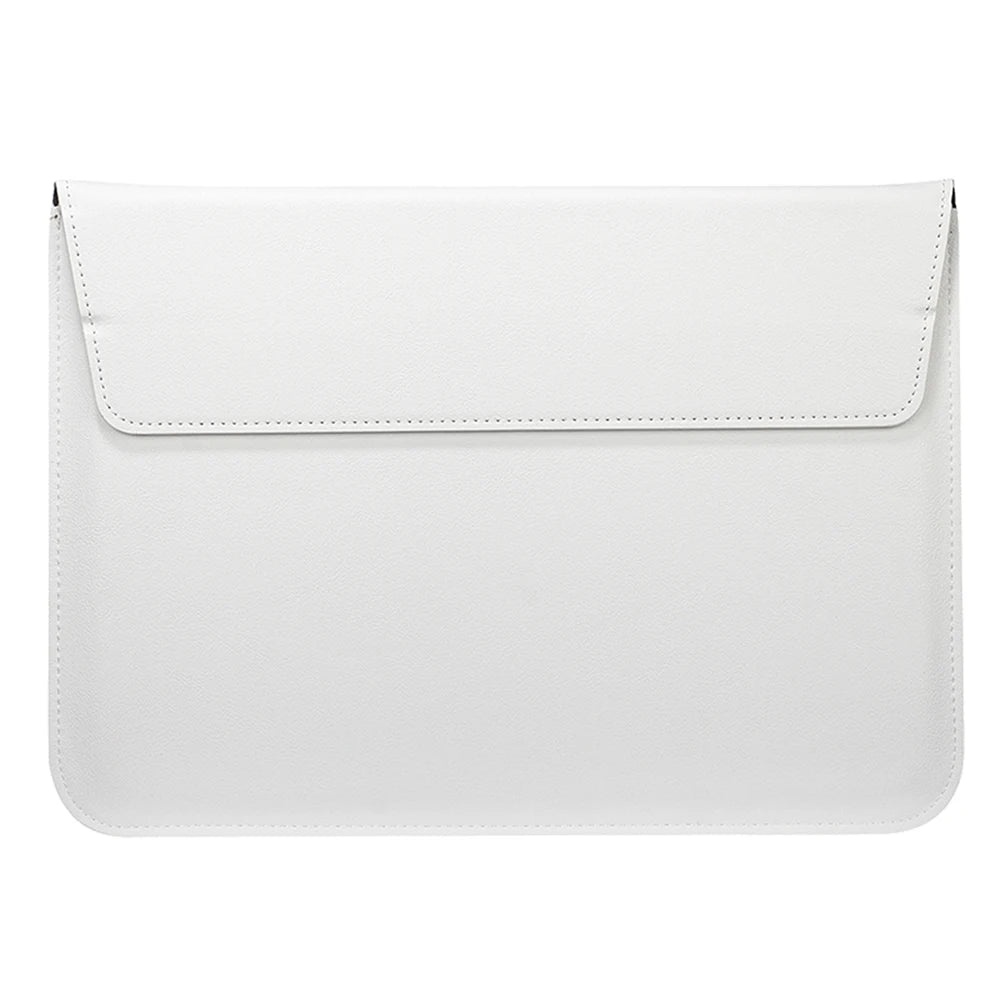 PU Leather Laptop Sleeve Case – 11" to 16.2" | MacBook Air Pro, Notebook Bag | Multiple Colors