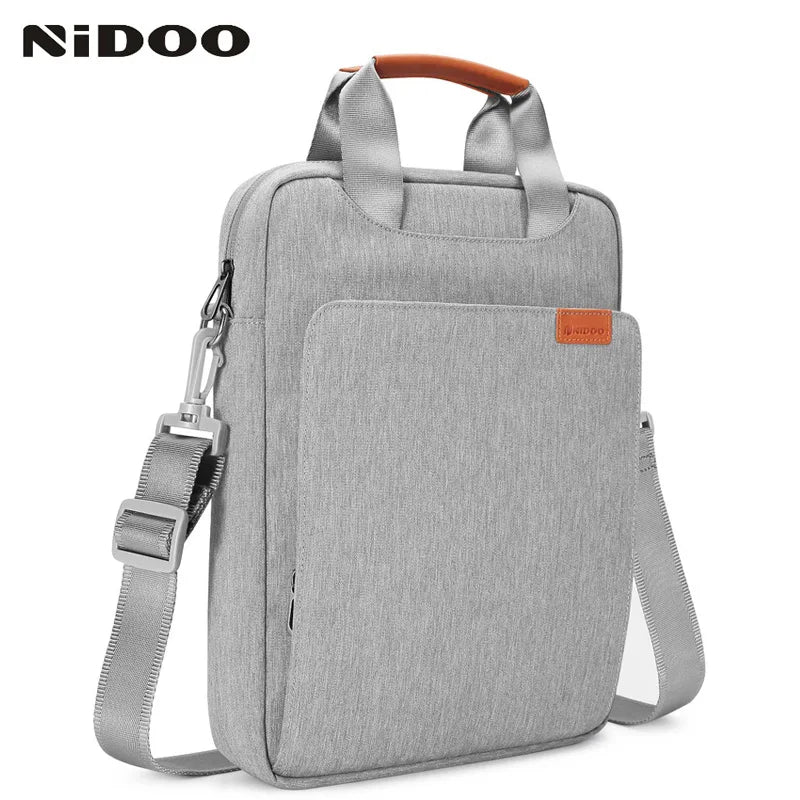 NIDOO Laptop Bag Sleeve – MacBook Air/Pro 13 M1, iPad Pro 12.9, Waterproof Shoulder Briefcase