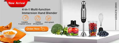 BioloMix 5-in-1 Blender TB-1800 | 1800W | Smoothie, Soup & More | EU 220V
