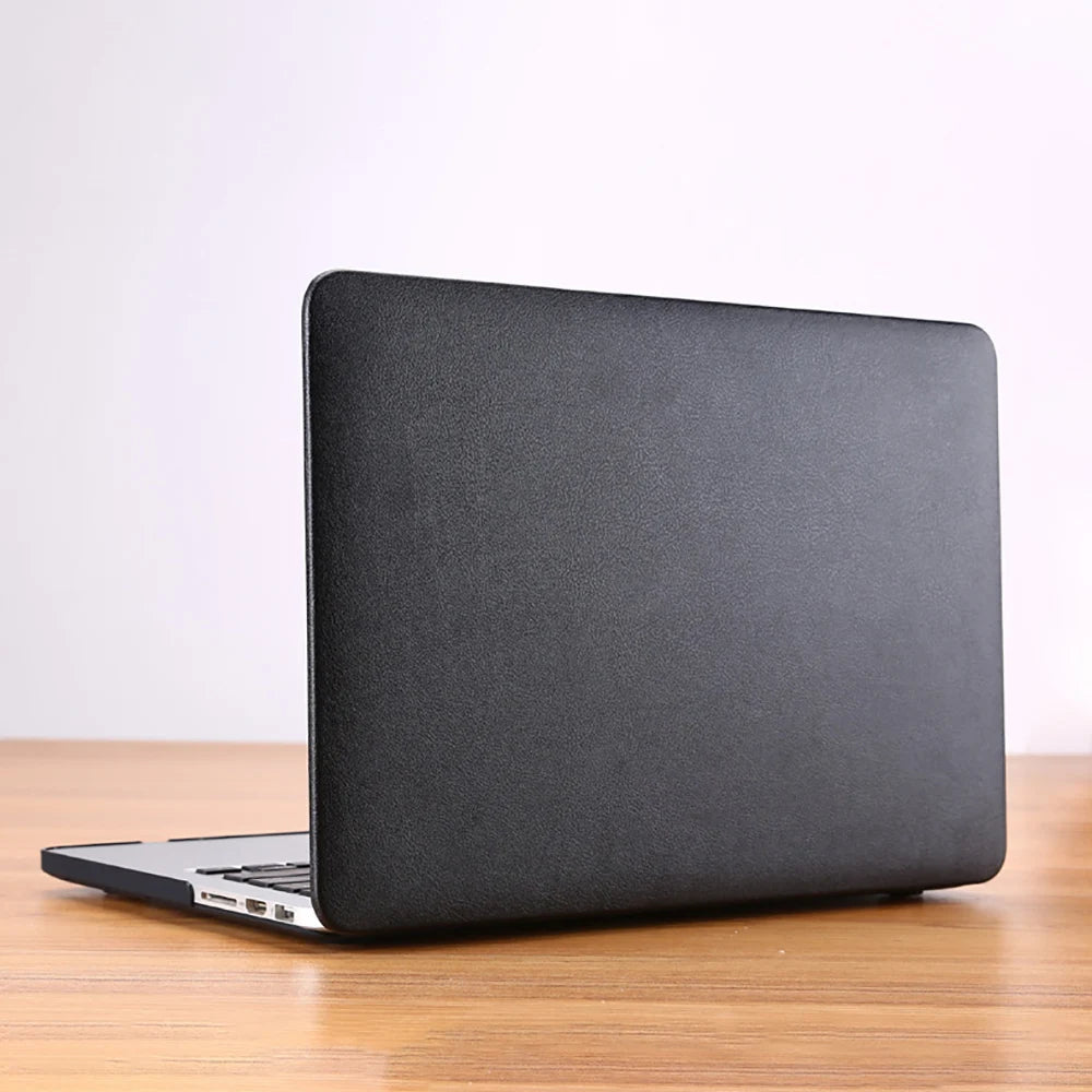 MacBook PU+PC Hard Case – Air 13" 15" Pro 14" 16" M1 M2 M3 M4 M5 All Models