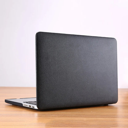 MacBook PU+PC Hard Case – Air 13" 15" Pro 14" 16" M1 M2 M3 M4 M5 All Models