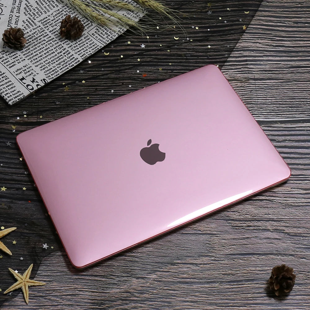 MacBook Pro 14" & 16" Crystal Hard Case – M5 M4 M3 M2 M1 Matte & Transparent Cover