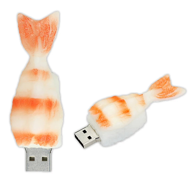 Colorful Creative Food & Fruit USB flash drive by R.E.D. Shopping, featuring a fun fruit-shaped design for computer storage.