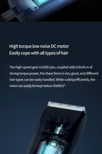 Xiaomi Mijia Wireless Hair Clipper – Titanium Alloy Blade, Men & Kids