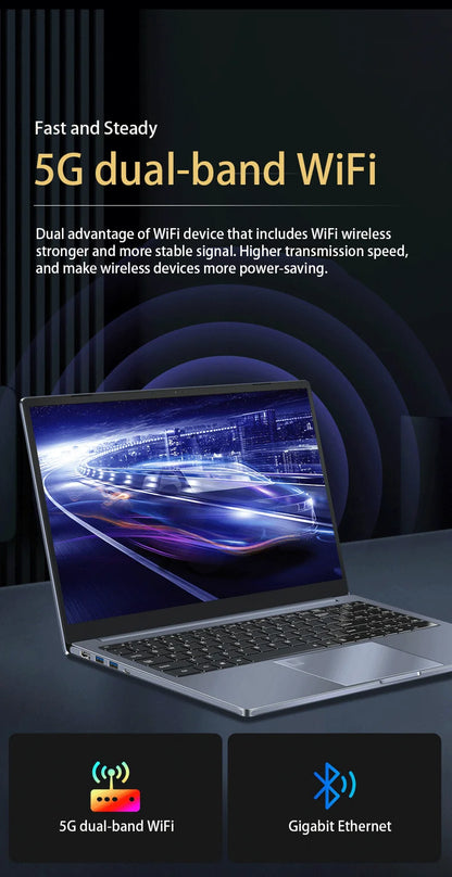 GPD 15.6" Ultrabook – Intel Core i7/i9, up to 32GB DDR4, 2TB SSD, Fingerprint, Windows 11