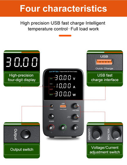 Wanptek Adjustable DC Lab Bench Power Supply