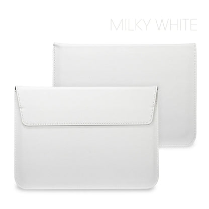 PU Leather Laptop Sleeve Case – 11" to 16.2" | MacBook Air Pro, Notebook Bag | Multiple Colors