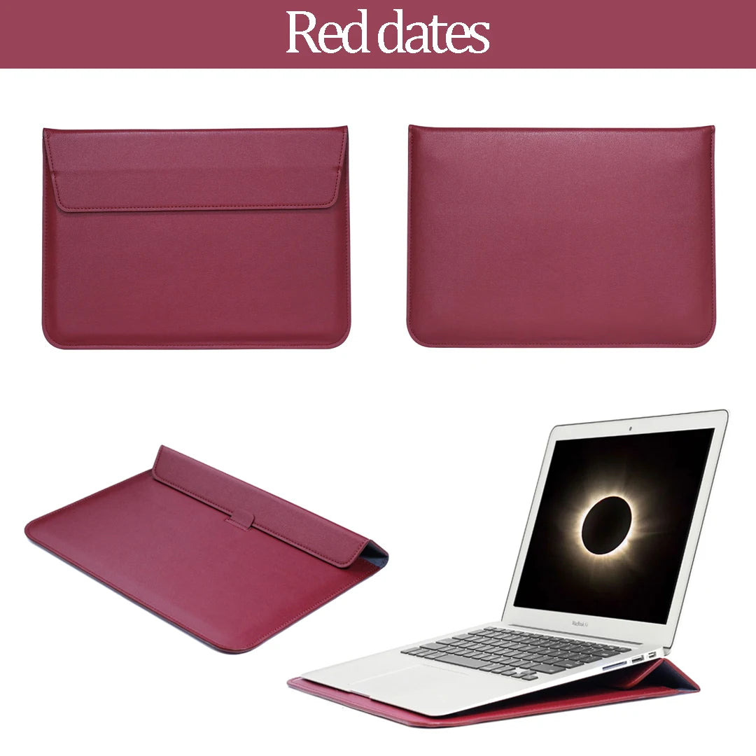 EGYAL Laptop Sleeve Bag – MacBook Air 13/15, Pro 14/16, M1–M5, Patent Leather, 8 Colors