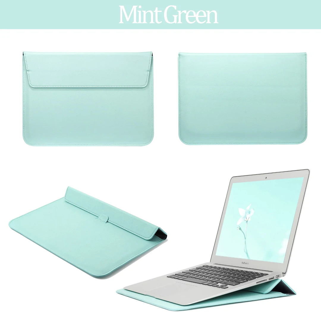 EGYAL Laptop Sleeve Bag – MacBook Air 13/15, Pro 14/16, M1–M5, Patent Leather, 8 Colors