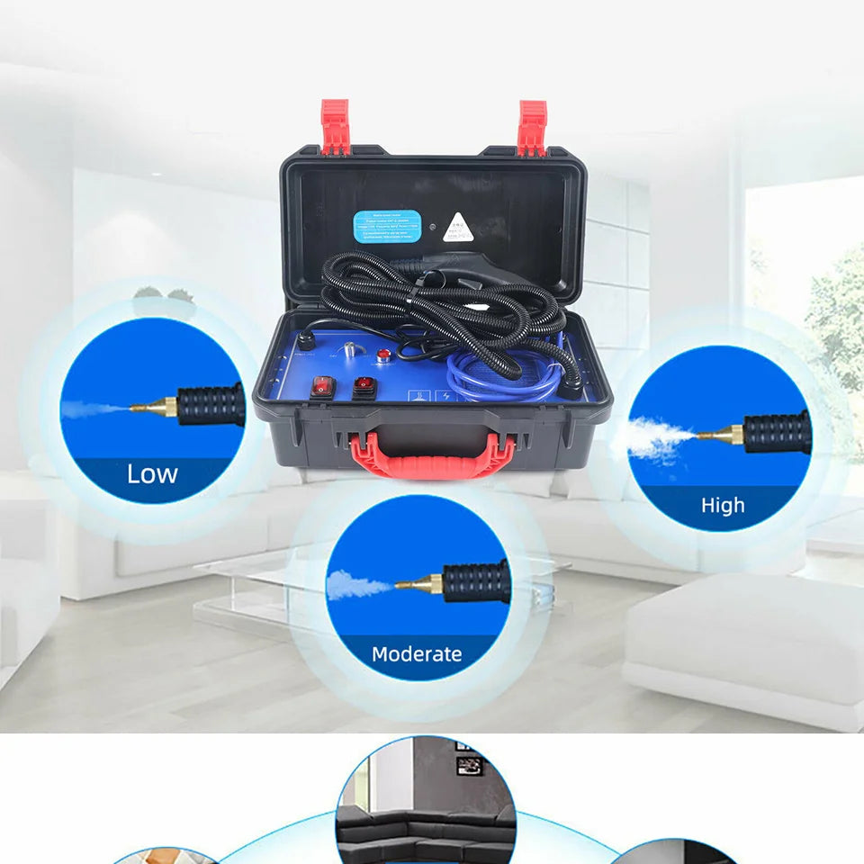 3000W High-Pressure Steam Cleaner – Multi-Surface Home & Car Cleaning