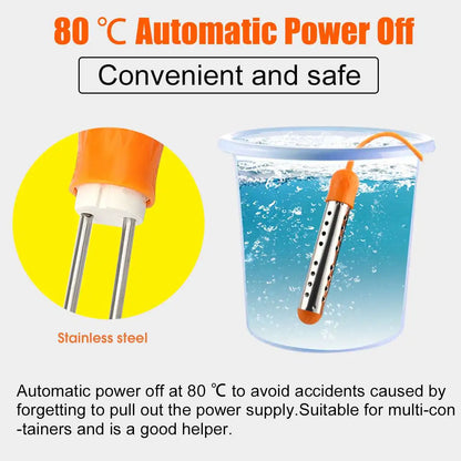 3000W Floating Immersion Water Heater | Auto Power Off | Pool & Bathroom | 220V