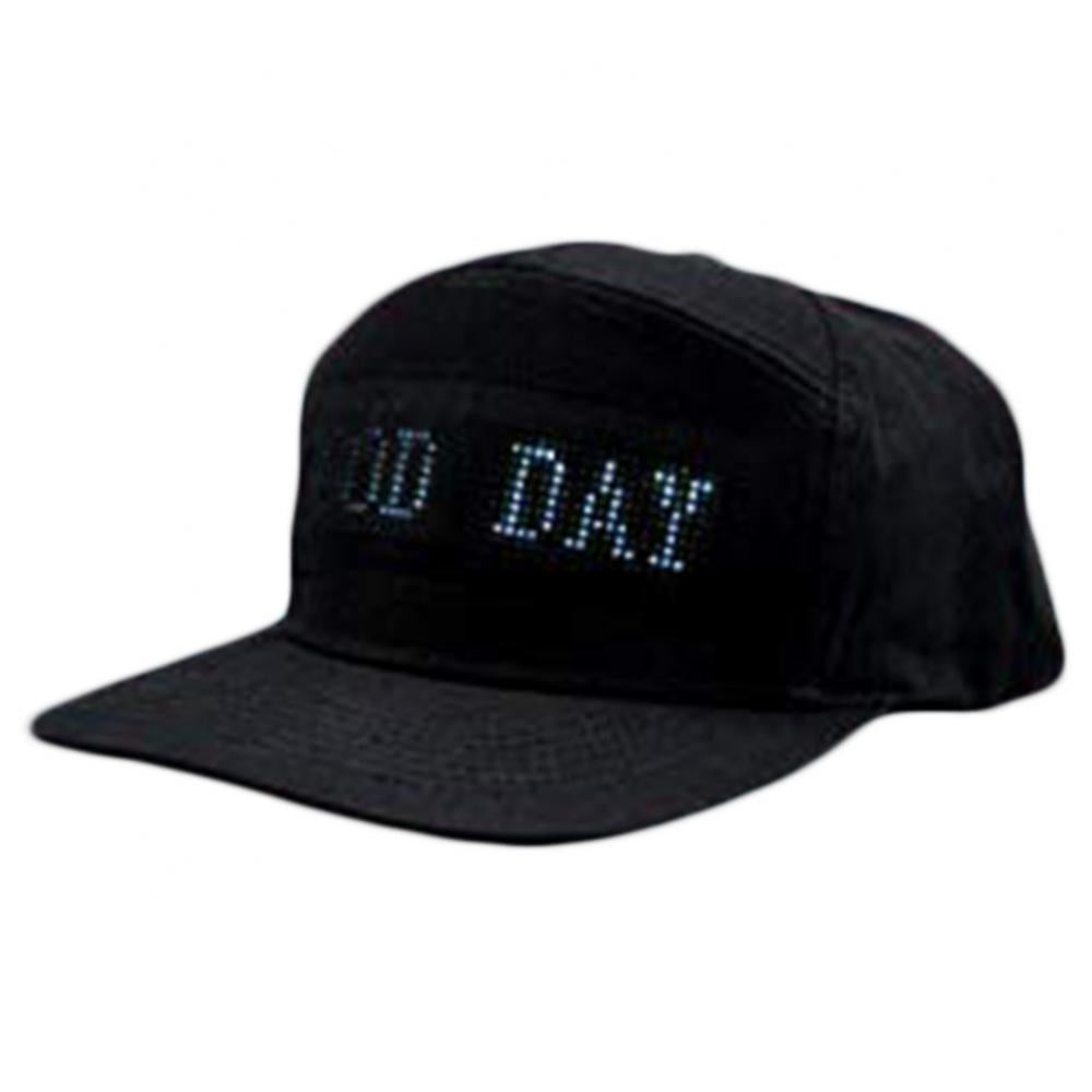 LED Display Bluetooth Baseball Cap – Luminous Sun Hat, Multi-Language Wireless
