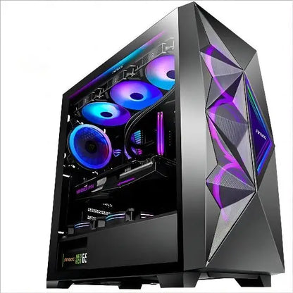 A R.E.D. Shopping Core i7 desktop PC with 8GB RAM, 256GB SSD, full set for home office and gaming use.